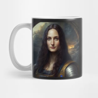 Mona Lisa Astronaut Realistic Painting Mug